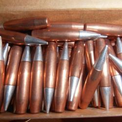 Rares 25 ogives HORNADY 162 grs A-MAX - 284- 7mm  - pour 7.08 rem, 7x64, 280 rem, 284 w.....