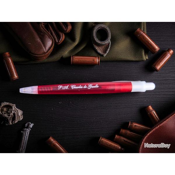 stylo -bille originale porte-avions Charles de Gaulle - marine nationale 90's v1