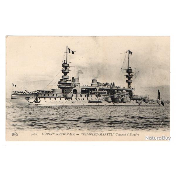 CPA - MARINE NATIONALE- " CHARLES MARTEL " Cuirasse d'Escadre N3479