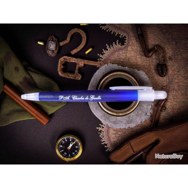 stylo -bille originale porte-avions Charles de Gaulle - marine nationale 90's v2