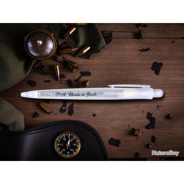 stylo -bille originale porte-avions Charles de Gaulle - marine nationale 90's v3