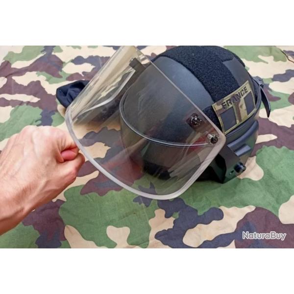 Casque Balistique NIJ IIIA avec visire