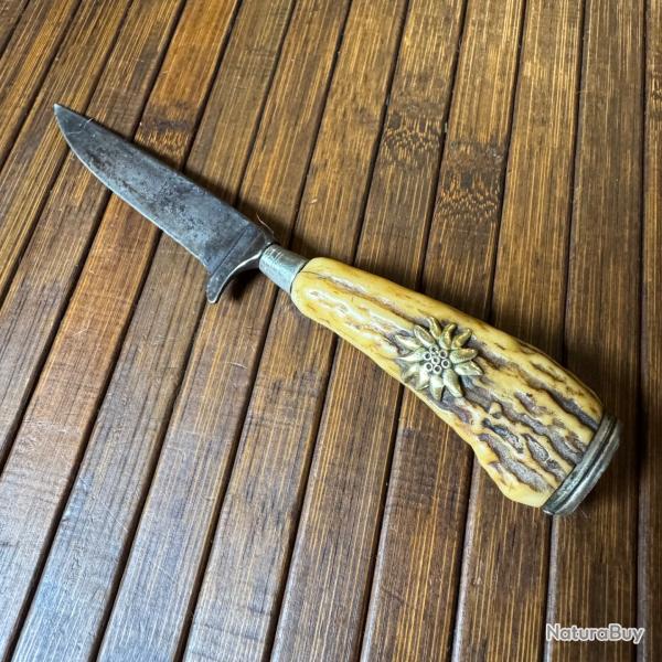 COUTEAU PUMA VINTAGE TRADITIONNEL ALLEMAND NICKER ANNES 1940 FABRICATION ARTISANALE A SOLINGEN