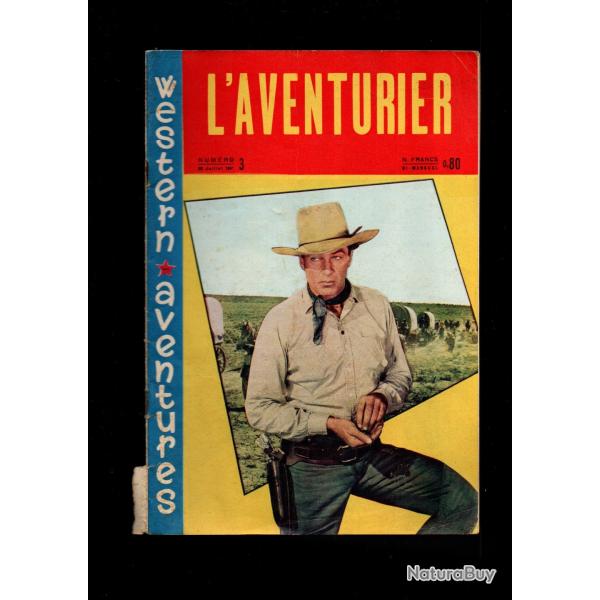 western aventures 3 l'aventurier  roman photo western ,1961 , gary cooper , loretta young