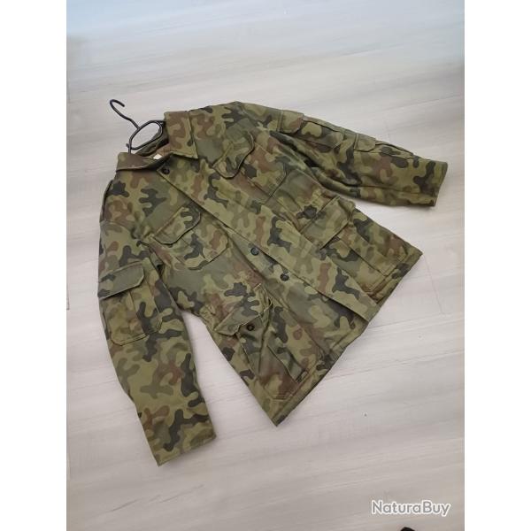 Veste polonaise camouflage fort, rembourrage hiver