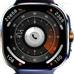 Montre Intelligente M99  Écran AMOLED Caméra HD Rotative 190°GPS 4G 8 Go + 128 Go Batterie 2100 mAh