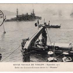 CPA - Marine Militaire -REVUE NAVALE DE TOULON -Septembre 1911 N°3461