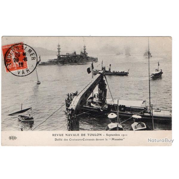 CPA - Marine Militaire -REVUE NAVALE DE TOULON -Septembre 1911 N3461
