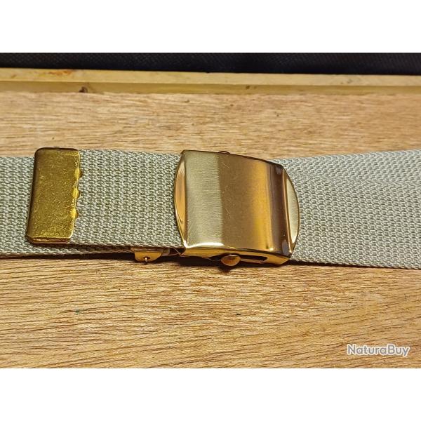 Authentique ceinture militaire franaise rglementaire TTA Terre de France NEUVE