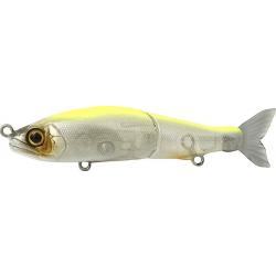 Swimbait GAN CRAFT Jointed Claw 70 S 08 CLEAR CHART HEAD