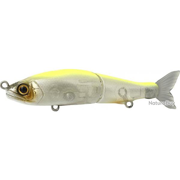 Swimbait GAN CRAFT Jointed Claw 70 S 08 CLEAR CHART HEAD