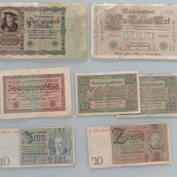 Billets Weimar Reichbanksnlte allemands années 20