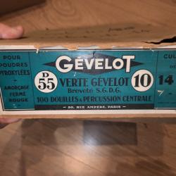 95 douilles gevelot verte calibre 10