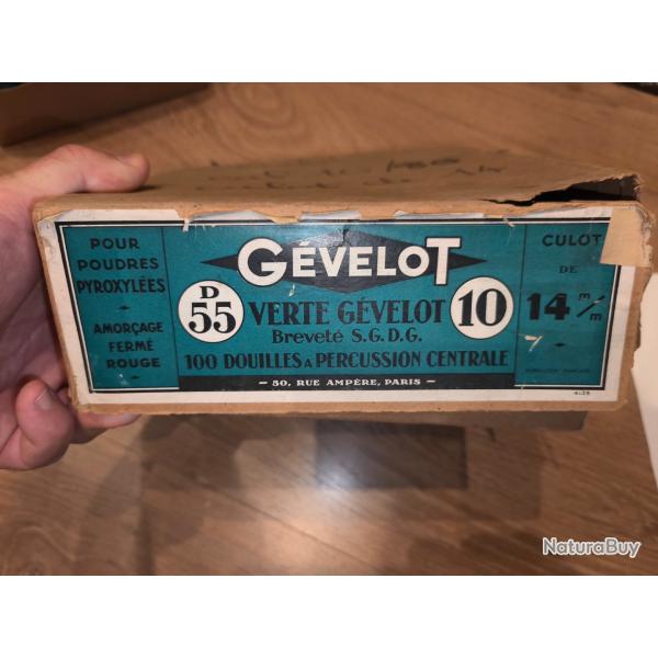 95 douilles gevelot verte calibre 10