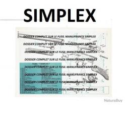 dossier notice fusil SIMPLEX MANUFRANCE (envoi par mail) - VENDU PAR JEPERCUTE (m2465)