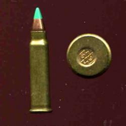 .17 HMR Rimfire - pointe plastique verte