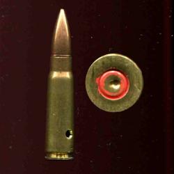 7.62 x 39 Kalashnikov - étui laiton - balle cuivre pointue - neutralisée