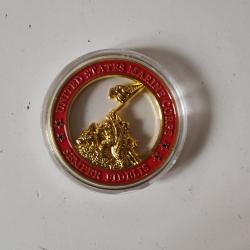 BADGE METAL "SEMPER FIDELIS"