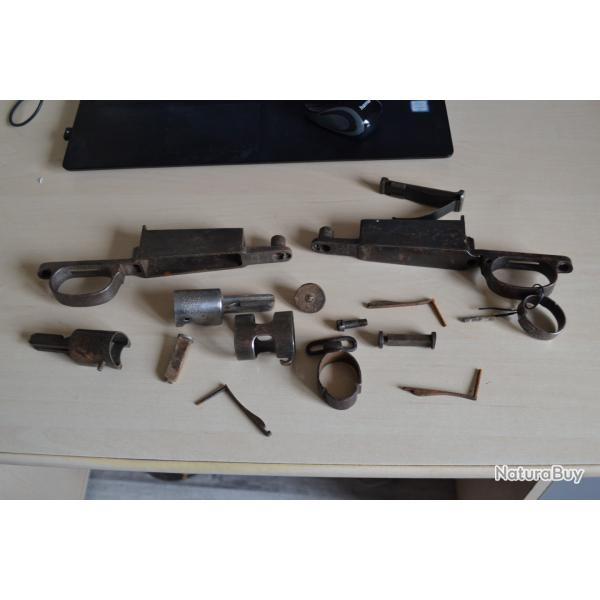 lot pices pour fusil mauser
