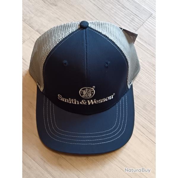 CASQUETTE SMITH & WESSON BLEU/GRIS