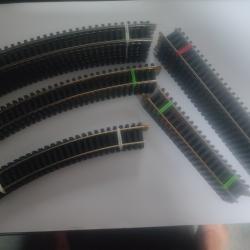 lot rails jouef droit et courbe