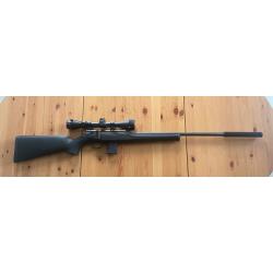 Carabine 22lr SPA ISSC + Lunettes 3-9x40 + Modérateur de son + mallette