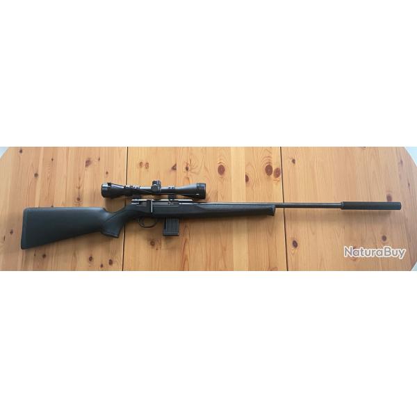 Carabine 22lr SPA ISSC + Lunettes 3-9x40 + Modrateur de son + mallette