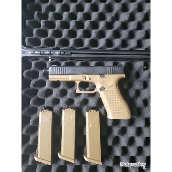 Vends Glock 17 Gen 5 Umarex French Edition + 3 chargeurs gaz