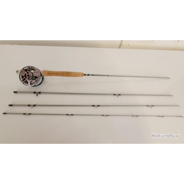 canne mouche lamson waterworks center axis 9pieds soie de 5