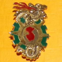 503° Régiment du Train, Escadron de Circulation (Ex 255 C.C.R) ,roue dentée verte, dragon doré, flam