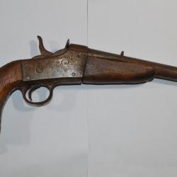 Pistolet Espagnol CAL 44 La PERDIZ Placencia, Espagne - 1860 -1873 Système Rolling block HS