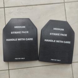 Plaques balistiques factices airsoft