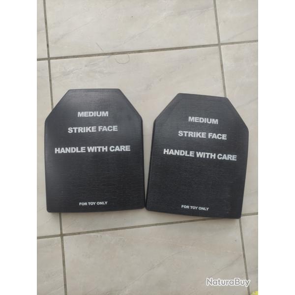Plaques balistiques factices airsoft