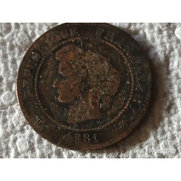 8 X 5 centimes Crs 1881  1897