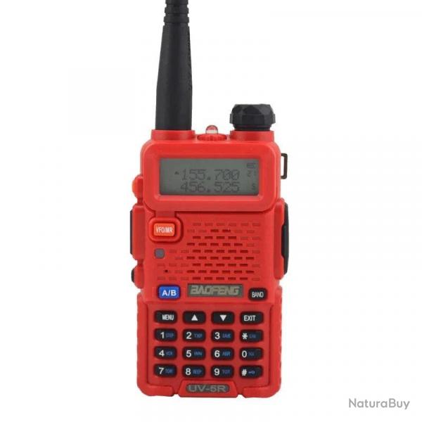 Talkie walkie BAOFENG UV-5R VHF/UHF - Rouge / EU