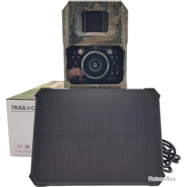 Mini camra avec panneau solaire 48 MP BERGER