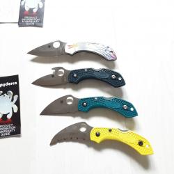 Lot de couteaux  spyderco