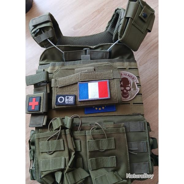 Gilet PORTE PLAQUE avec molle