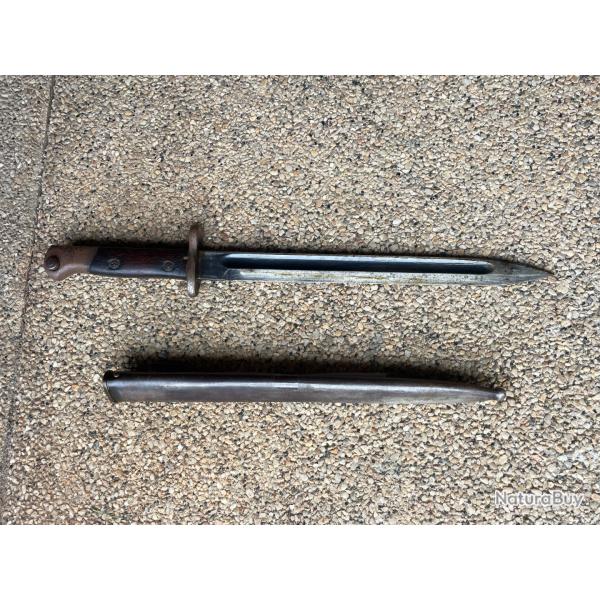 Baonnette Portugal 1904 pour Mauser WW1