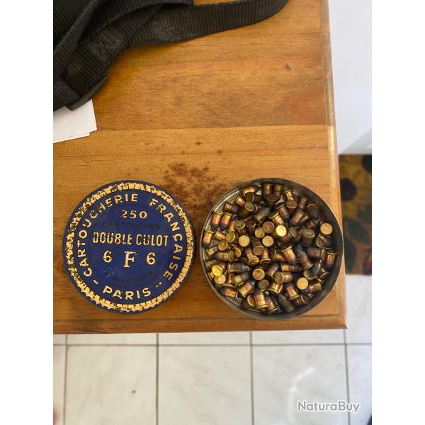 Balle 6mm bosquet double culot d'poque