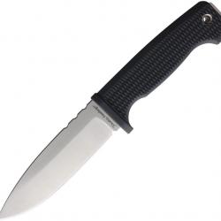 Couteau Demko Freereign Lame Drop Point Acier AUS-10A Manche Caoutchouc Etui FRN DEMAD22GBK