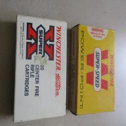 Cartouches 30-30 Winchester Western