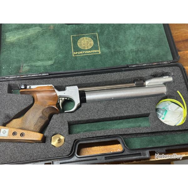 Pistolet de comptition 10m Steyr LP2 - 4.5mm - Droitier - Crosse Morini Taille L - AD005