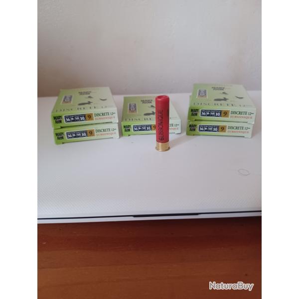 Lot de cartouches 12 mm maryarm subsonic