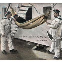 CPA - MARINE MILITAIRE - La Vie du Marin - Un hamac N°3502