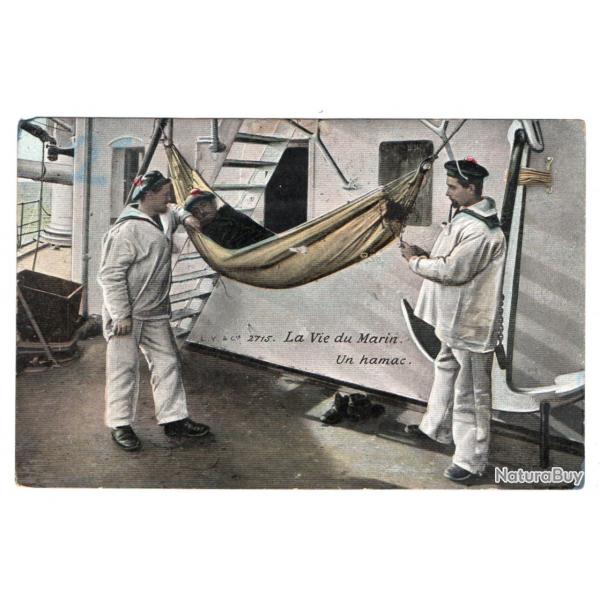 CPA - MARINE MILITAIRE - La Vie du Marin - Un hamac N3502