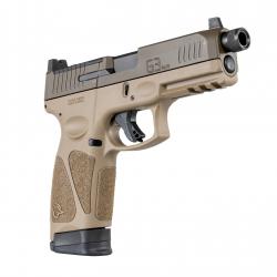 Pistolet Taurus G3 Tactical FDE - 9MM - Fileté - 17 coups - TA00075