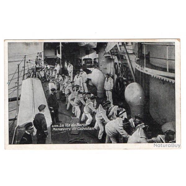 CPA - MARINE MILITAIRE - La Vie du Marin -Manoeuvre du Cabestan N3463