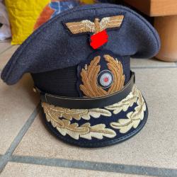 Casquette allemande Kriegsmarine ww2