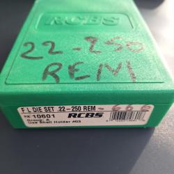 Jeu d'outils RCBS 22-250 REM, Réf 10601